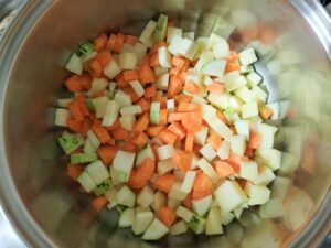 caldo de frango com legumes