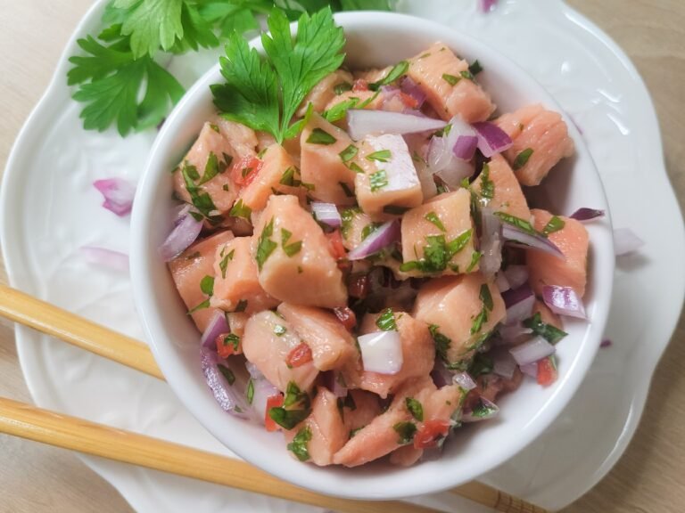 Ceviche de Salmão: Receita fácil e super leve para o verão!